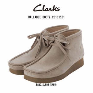 (SALE)CLARKS(クラークス)ブーツ ブーティ ショート レディース WALLABEE BOOT2 26161531