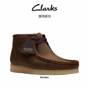 CLARKS(クラークス)ワラビーブーツ レザー スタンダード シューズ ハイカット カジュアル メンズ WALLABEE BOOT 26155513