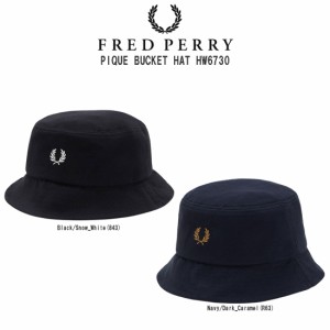 FRED PERRY(フレッドペリー)バケットハット 帽子 小物 アクセサリー コットンピケ PIQUE BUCKET HAT HW6730