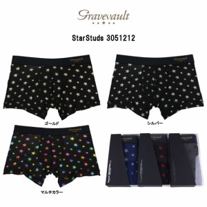 gravevault(グレイブボールト)ショート ボクサーパンツ メンズ 下着 StarStuds 3051212