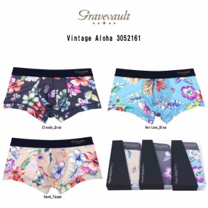 gravevault(グレイブボールト)ローライズ ボクサーパンツ メンズ 下着 Vintage Aloha 3052161