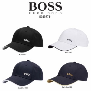 HUGO BOSS(ヒューゴボス)キャップ コットンツイル カーブロゴ ベースボール 帽子 50492741