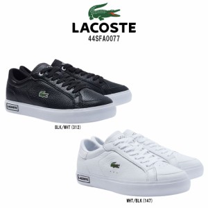 LACOSTE(ラコステ)スニーカー レザー ローカット レディース シューズ Powercourt 44SFA0077