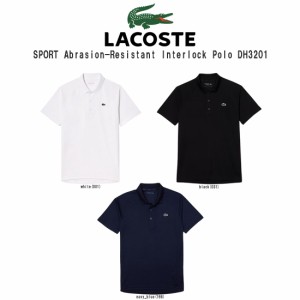 LACOSTE(ラコステ)ポロシャツ レギュラーフィット 鹿の子 ウルトラドライ メンズ 半袖 メンズ 男性用 SPORT Abrasion-Resistant Interloc