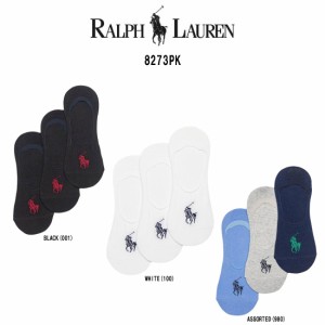 POLO RALPH LAUREN(ポロ ラルフローレン)メンズ ショート ソックス カジュアル 3足セット フットカバー 男性用 靴下 LT WEIGHT LINER 827