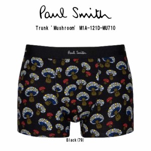 Paul Smith(ポールスミス)ボクサーパンツ 前閉じ ローライズ 総柄 オーガニックコットン メンズ 男性用下着 Trunk 'Mushroom' M1A-121D-M