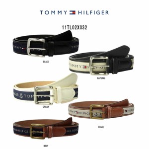 TOMMY HILFIGER(トミーヒルフィガー)ベルト カジュアル レザー ロゴ入り メンズ ギフト 11TL02X032