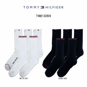 TOMMY HILFIGER(トミーヒルフィガー)ソックス 5足セット 男性 靴下 ワンポイント 無地 メンズ TVM213CR09