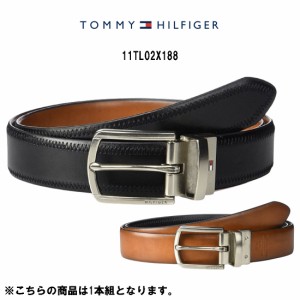 TOMMY HILFIGER(トミーヒルフィガー)ベルト カジュアル ビジネス リバーシブル ギフト メンズ 男性用 11TL02X188