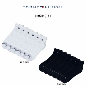 TOMMY HILFIGER(トミーヒルフィガー)ソックス ショート 6足セット スポーツ 男性用 靴下 メンズ 6PK Sport Cushion QTR THM201QT11