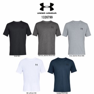 (SALE)UNDER ARMOUR(アンダーアーマー)Tシャツ クルーネック ジム 運動 スポーツスタイル レフトチェスト 半袖 メンズ 1326799