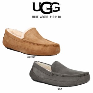 UGG(アグ)メンズ ムートン シューズ モカシン スニーカー アスコット ASCOT WIDE幅 1101110