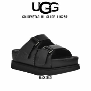 (SALE)UGG(アグ)サンダル スリッパ レザー プラットフォーム 厚底 ゴールデンスター レディース GOLDENSTAR HI SLIDE 1152651