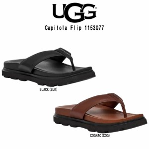 UGG(アグ)ビーチ サンダル トングサンダル シューズ レザー 本革 メンズ Capitola Flip 1153077