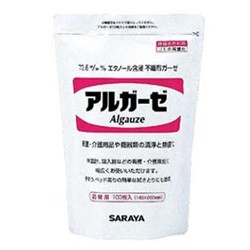 補聴器本体除菌用 アルコール含浸不織布ガーゼ 100枚入り 詰替え用 NJH なし