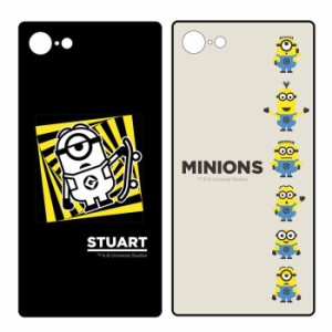 iPhone8/7 対応 ケース カバー怪盗グルーシリーズ ミニオン スクエアガラスケース ミニオンズ MINION