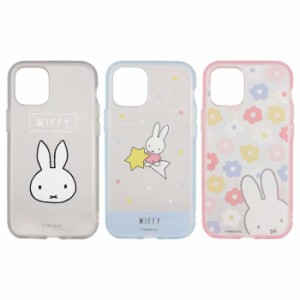 iPhone12mini 対応 iPhone 12 mini 5.4インチ ケース  IIIIfit Clear イーフィットクリア ミッフィー MIFFY ハイブリッドケース