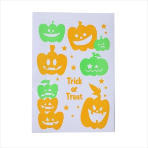 布ペタシール 1 Trick Pumpkin 布に貼れるシール 装飾 デコレーション デコ シール ステッカー おうちハロウィン ルカン 151