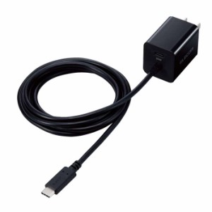 即納 代引不可 USB Type-C 充電器 PD 対応 最大出力20W Type C ケーブル ブラック 一体型 1.5m iPhone iPad Pro Air Galaxy Xperia AQUOS