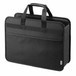 即納 代引不可 らくらくPCキャリー ブラック バッグ かばん 15.6インチワイドまで対応 BOX型バッグ 通勤 移動 保管 サンワサプライ BAG-B