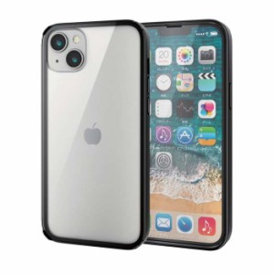 即納 代引不可 iPhone 14 Plus ケース カバー ハイブリッド 360度全面保護 耐衝撃 カメラ周り保護 背面ガラスクリア ガラスフィルム付 硬