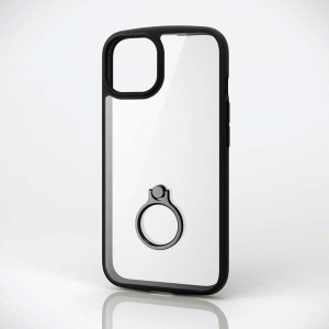即納 代引不可 iPhone13 (6.1インチ2眼モデル) ケース カバー ハイブリッドケース TOUGH SLIM LITE フレームカラー リング付き ブラック 
