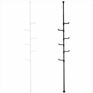 沖縄・離島配送不可 つっぱり棒ハンガー＆フック NYOIPOLE ニョイポール つっぱり棒 3m 2m ポールハンガー 天井つっぱり 収納 コートハン