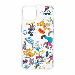 iPhone15 対応 ケース カバー クリアハイブリッドケース ミッキー＆フレンズ Disney キャラクター iPhoneカバー iPhoneケース Premium St