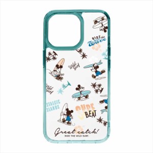 iPhone15 Pro 対応 ケース カバー グラデーションハイブリッドケース ミッキーマウス Disney キャラクター iPhoneカバー iPhoneケース Pr