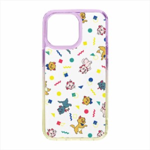 iPhone15 Pro 対応 ケース カバー グラデーションハイブリッドケース ディズニーマリー Disney キャラクター iPhoneカバー iPhoneケース 