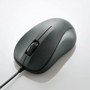 即納 代引不可 エレコム USB光学式マウス (Sサイズ)ブラック M-K5URBK/RS