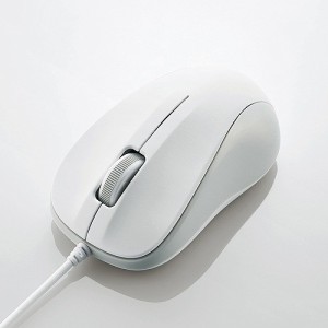 即納 代引不可 エレコム USB光学式マウス (Sサイズ)ホワイト M-K5URWH/RS