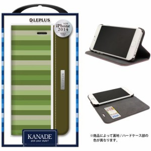 【値下】LEPLUS iPhone 6s/6 KANADE デザインPUレザーカバー グリーン LP-IP64DLKNGR