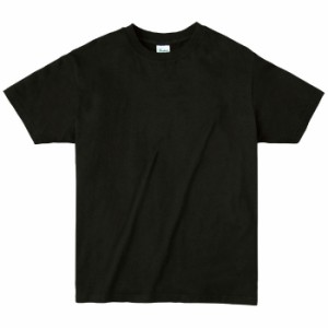 ライトウエイトTシャツ 005ブラック XLサイズ Tシャツ 半袖Tシャツ 普段着 ファッション 運動 スポーツ ユニフォーム アーテック 38747