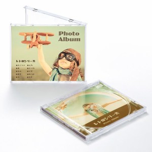 代引不可 インクジェットCDケースボトム用カード（つやなしマット） サンワサプライ JP-IND3N