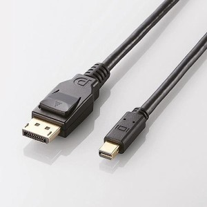 即納 代引不可 エレコム DisplayPort(TM)ケーブル／2m／ブラック CAC-DPM1220BK