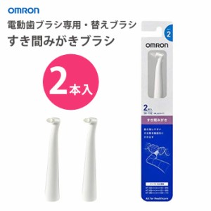 電動歯ブラシ 替えブラシ スペアブラシ 交換用 すき間みがきブラシ 2本入り タイプ2 オムロン SB-192