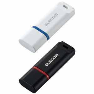 代引不可 USBメモリ USB3.2(Gen1) 64GB データ復旧サービス付き 高速データ転送 キャップ ストラップホール エレコム MF-DRU3064G