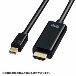 即納 代引不可 ミニDisplayPort-HDMI変換ケーブル HDR対応 3m ブラック テレビ プロジェクター 映像/音声 出力 サンワサプライ KC-MDPHDR