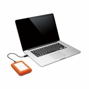 代引不可 ポータブルハードディスク LaCie Rugged Mini HDD 2TB 外付け 防水 防塵 耐衝撃 USB3.0 高速データ転送 エレコム LAC9000298