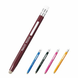 代引不可 鉛筆型タッチペン 子供向け タッチペン スタイラス 鉛筆サイズ 持ちやすい 導電性繊維ペン先 スマホ タブレット エレコム P-TPE
