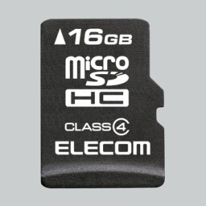 代引不可 microSDHCメモリカード データ復旧サービス付 16GB class4対応 防水仕様 SD変換アダプタ付属 スマホ タブレット エレコム MF-MS