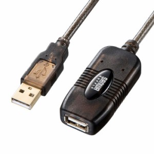 即納 代引不可 リピーターケーブル 5m延長 USBアクティブリピーターケーブル USB2.0/1.1両対応 ケーブル長5m USB延長ケーブル サンワサプ