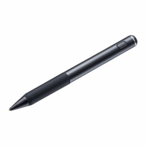 即納 代引不可 充電式 極細タッチペン 先端直径約1.5mm スタイラス 操作性 耐久性 スマホ タブレット ブラック サンワサプライ PDA-PEN47