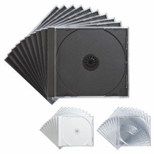 代引不可 Blu-ray・DVD・CDケース 10枚セット 厚さ10mm プラケース メディアケース 耐久性 高品質 保管 収納 便利 サンワサプライ FCD-PN