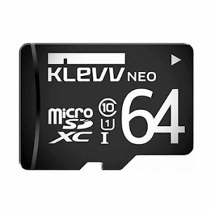 microSDXC メモリカード アダプタ無 UHS-I U1 64GB Class10 KLEVV microSDXCカード グリーンハウス U064GUC1U18-D