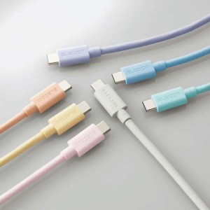 代引不可 USB4ケーブル USB Type-C to USB Type-C USB PD対応 ケーブル長0.8m 40Gbps 超高速 充電 データ転送 便利 エレコム USB4-APCC5P