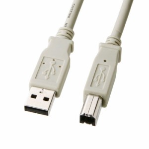 USBケーブル 1m USB2.0規格認証ケーブル 高品質 2重シールド ツイストペア線 耐振動 耐衝撃 サンワサプライ KU-1000K3