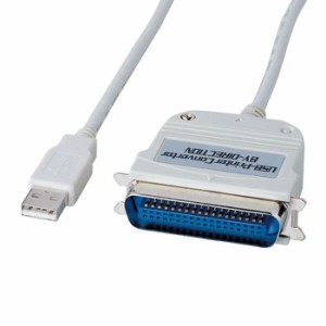 即納 代引不可 USBプリンタコンバータケーブル IEEE1284-USB変換 1.8m バスパワー対応 コンバータケーブル サンワサプライ USB-CVPRN