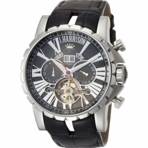 ジョンハリソン 腕時計 ウォッチ ビッグテンプ付 多機能表示 自動巻&手巻 高級 ブランド メンズ J.HARRISON JH-033SB